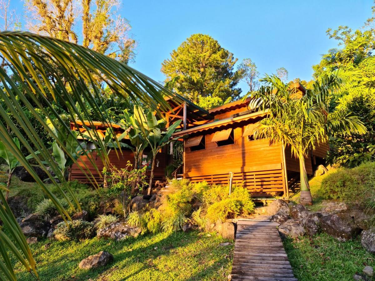 Les Bananes Vertes Ecolodges Saint-Claude Kültér fotó