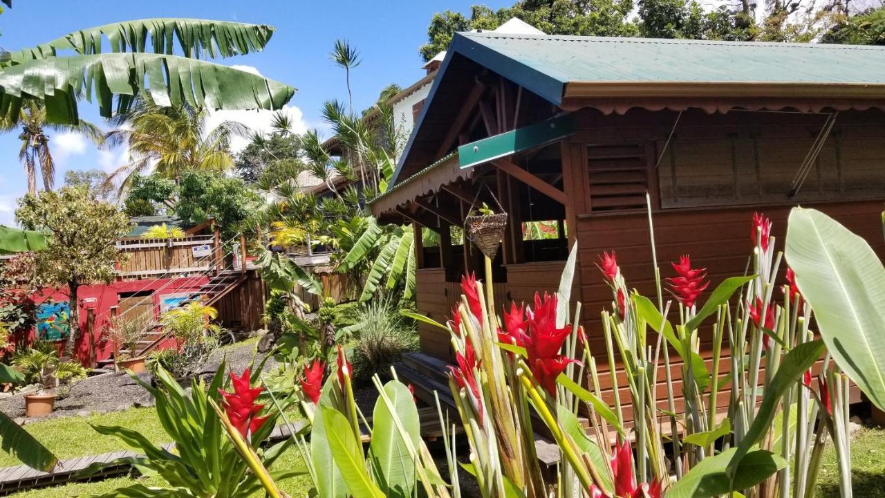 Les Bananes Vertes Ecolodges Saint-Claude Kültér fotó