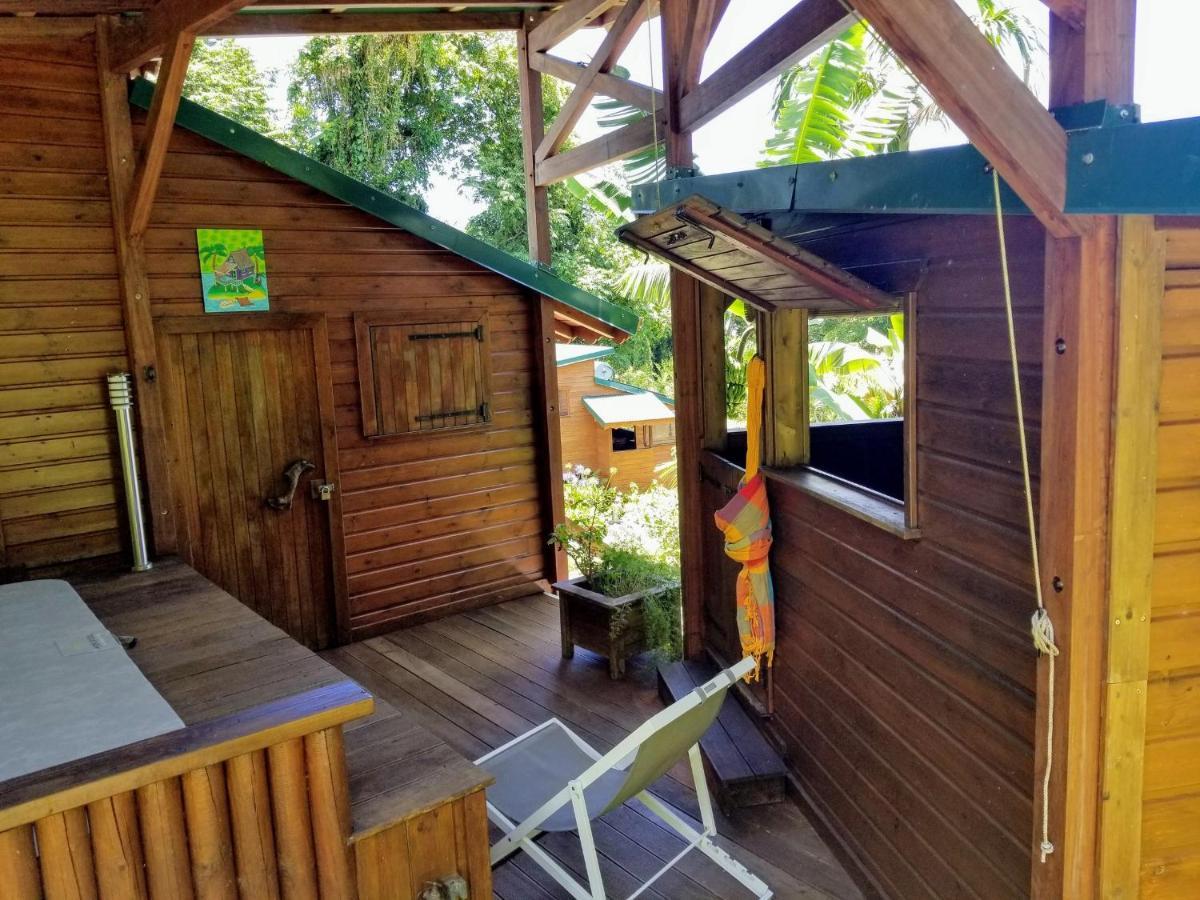 Les Bananes Vertes Ecolodges Saint-Claude Kültér fotó