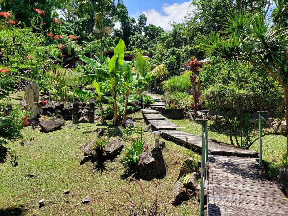 Les Bananes Vertes Ecolodges Saint-Claude Kültér fotó