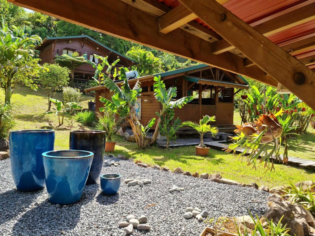 Les Bananes Vertes Ecolodges Saint-Claude Kültér fotó