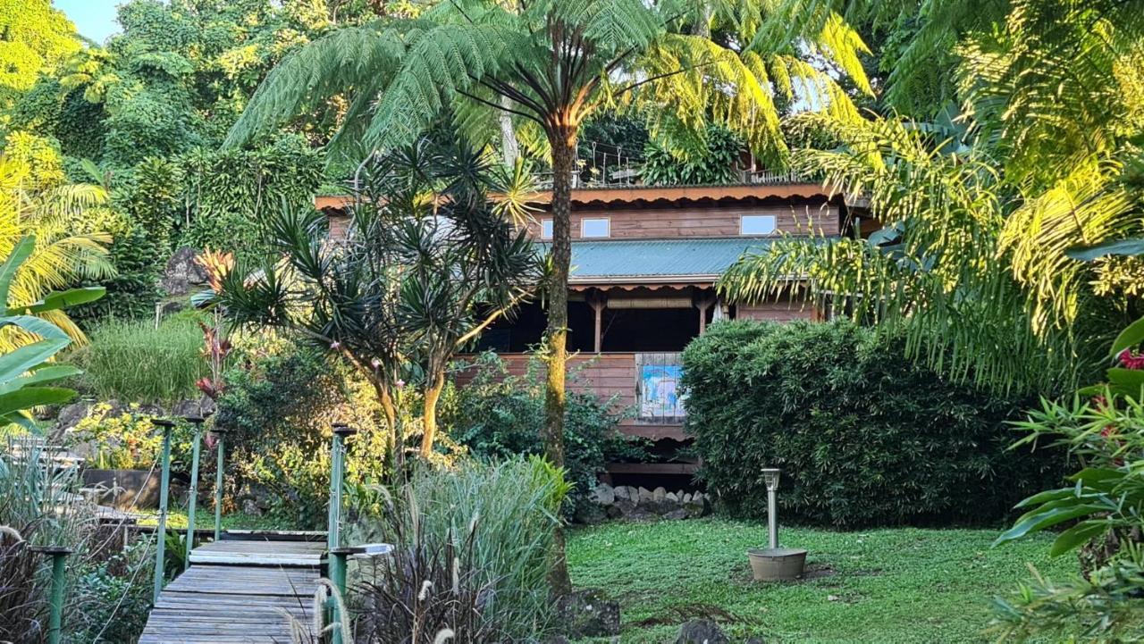 Les Bananes Vertes Ecolodges Saint-Claude Kültér fotó