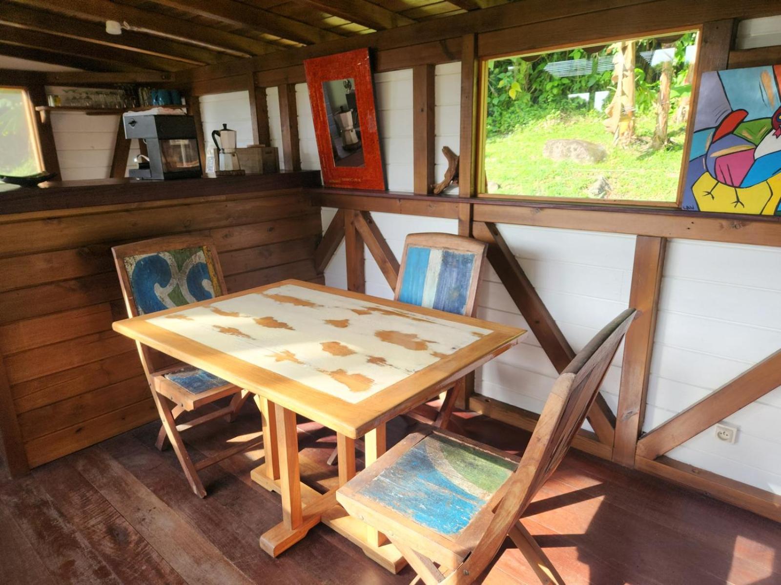 Les Bananes Vertes Ecolodges Saint-Claude Kültér fotó