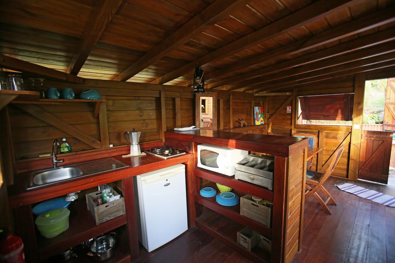 Les Bananes Vertes Ecolodges Saint-Claude Kültér fotó